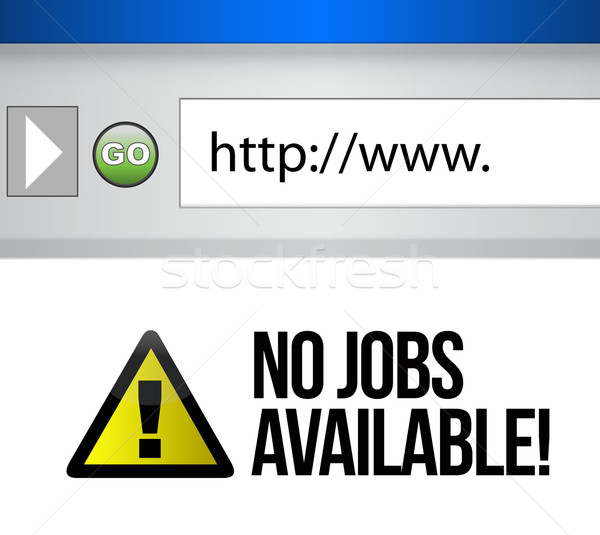 No jobs available  Stock photo © alexmillos