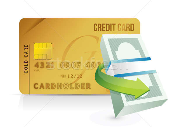 credit card purchasing limit concept Stock photo © alexmillos