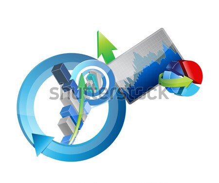 Stock photo: Concept pill for sex illustration design isolated on whit