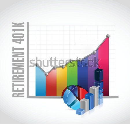 computer lap business graphs concept illustration Stock photo © alexmillos