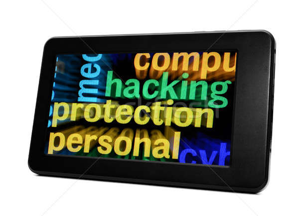 Kapa védelem számítógép internet háttér biztonság Stock fotó © alexskopje