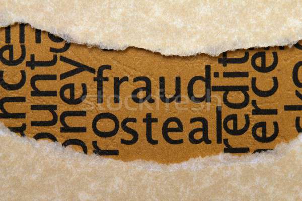 Fraude tecnologia informação segurança cartas proteção Foto stock © alexskopje