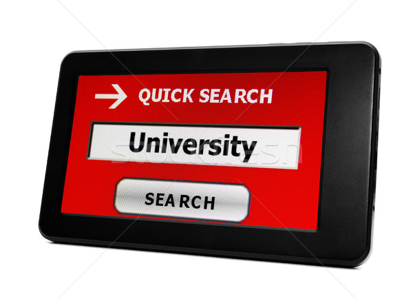 Stock photo: Search for university