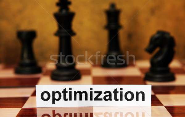 Optimalisatie internet vintage witte spel antieke Stockfoto © alexskopje