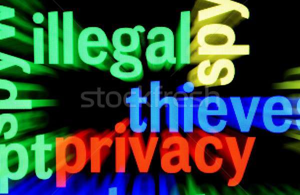 Onwettig privacy technologie toetsenbord achtergrond veiligheid Stockfoto © alexskopje