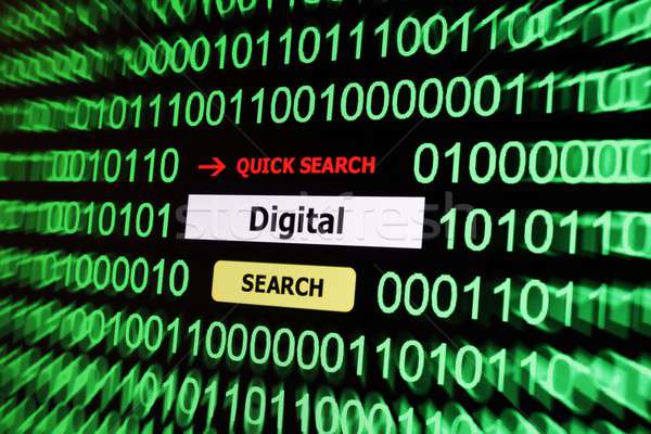 Search for digital Stock photo © alexskopje
