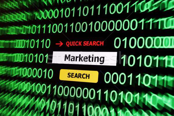 Marketing search Stock photo © alexskopje