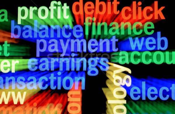 Financiar web ganancias empresarial color digital Foto stock © alexskopje