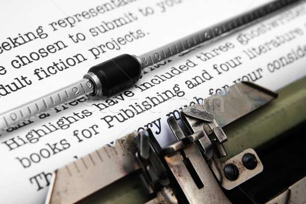 Publishing letter Stock photo © alexskopje