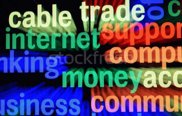 Internet money concept Stock photo © alexskopje