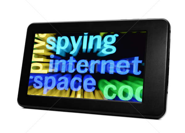 Espionnage internet technologie clavier sécurité réseau [[stock_photo]] © alexskopje