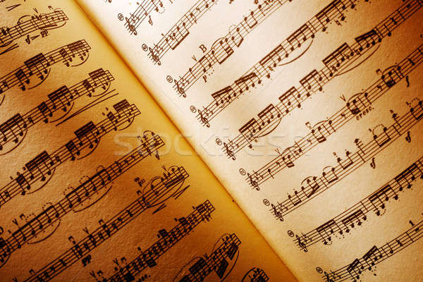 Sonata musique van art rétro vintage [[stock_photo]] © Alexstar