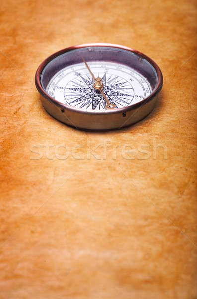 Kompas ziemi podróży retro historii przygoda Zdjęcia stock © Alexstar