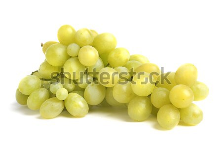 Raisins verts blanche nature fruits agriculture fraîches Photo stock © Alexstar