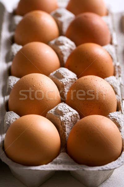 яйца группа рынке картона защиту Сток-фото © Alexstar