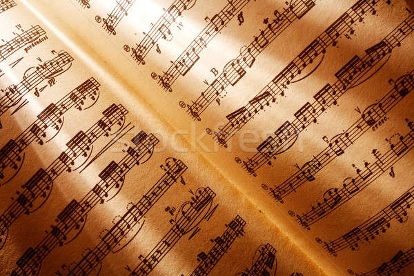 Notlar müzik kamyonet sonat sanat Retro Stok fotoğraf © Alexstar