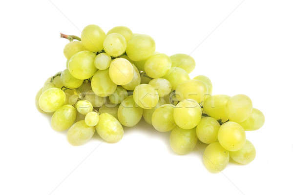 Yeşil üzüm yalıtılmış beyaz şarap arka plan renk Stok fotoğraf © Alexstar