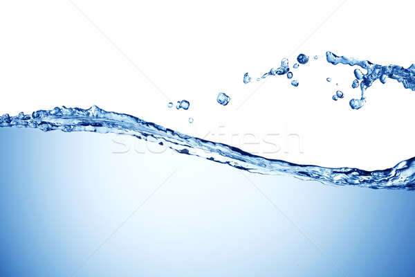 Agua azul beber velocidad ola color Foto stock © Alexstar