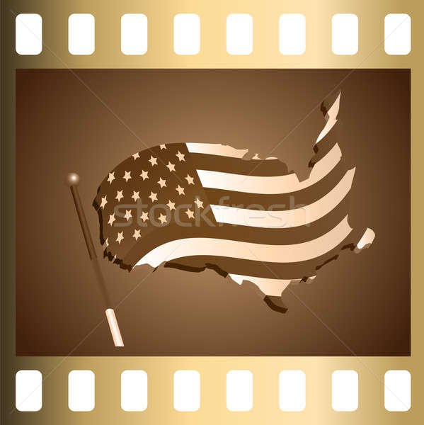 商業照片: 滑動 · 美國 · 圖像 · 旗 · 形式 · 地圖