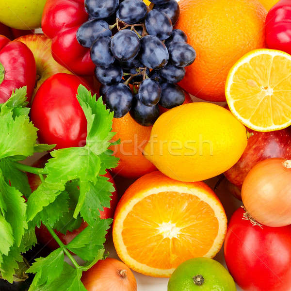 beautiful background of a set of vegetables Stock photo © alinamd
