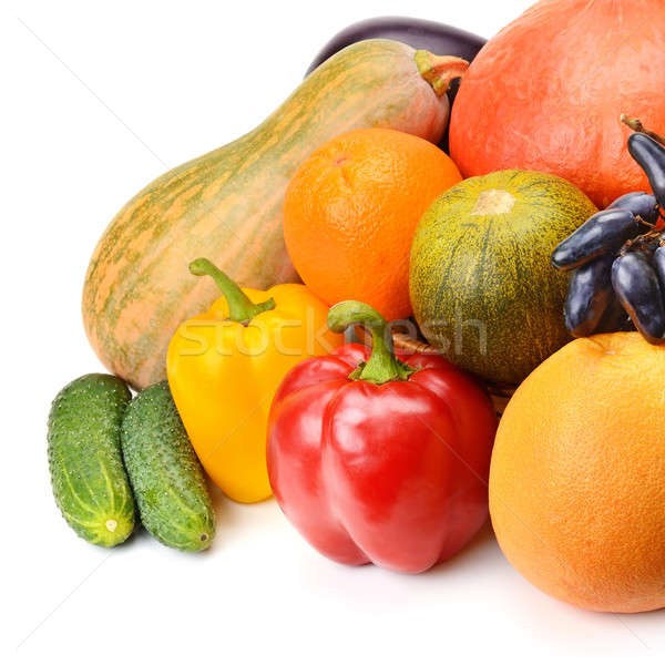 fruit and vegetable isolated on white background Stock photo © alinamd