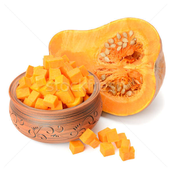 ripe pumpkin isolated on white background Stock photo © alinamd