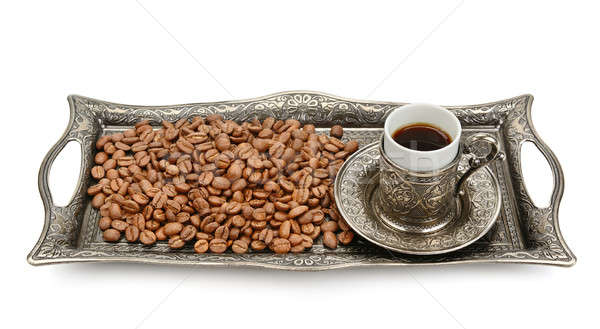 cup and coffee grain Stock photo © alinamd