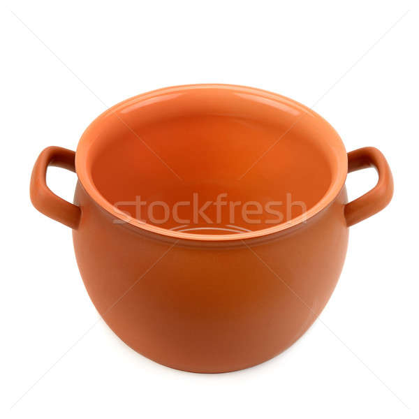 clay pot isolated on white background Stock photo © alinamd