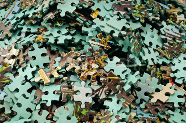  set of puzzle Stock photo © alinamd