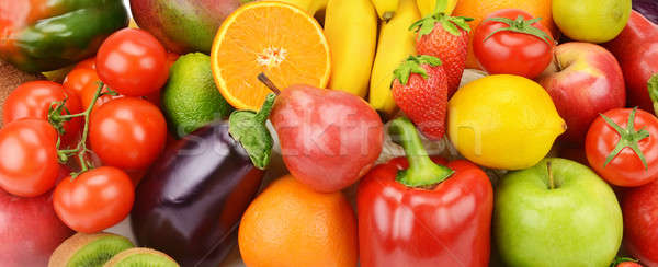 bright background of fruits and vegetables Stock photo © alinamd