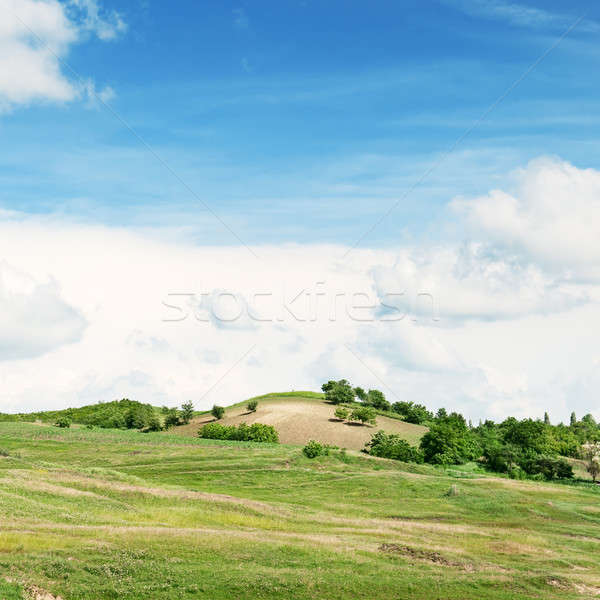 Mountainous terrain and the blue sky Stock photo © alinamd