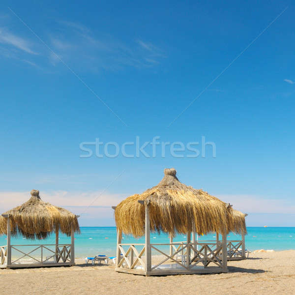 bungalows  in the seaside resort Stock photo © alinamd