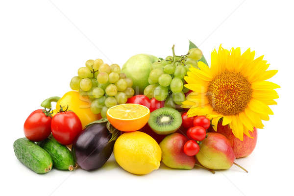 composition of fruits and vegetables Stock photo © alinamd