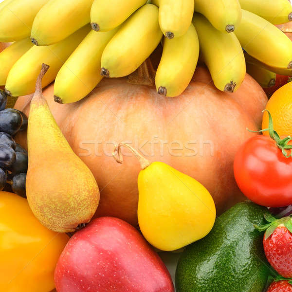 background of different fruits and vegetables Stock photo © alinamd