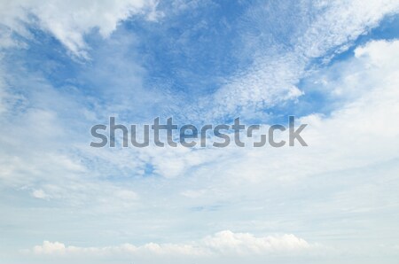 The white cumulus clouds against the blue sky Stock photo © alinamd