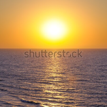 Beautiful sunset above the sea Stock photo © alinamd