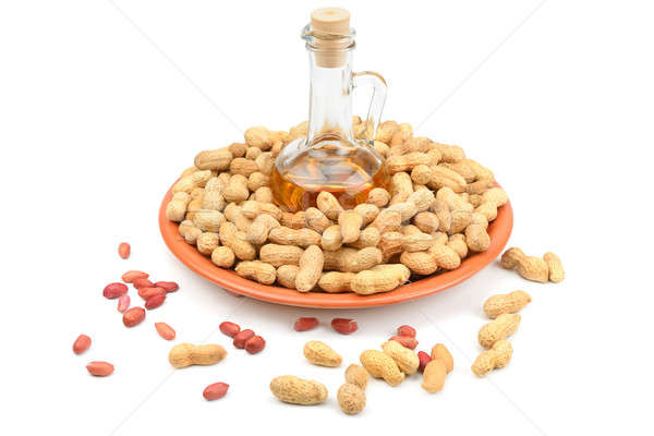 Peanuts and peanut butter Stock photo © alinamd