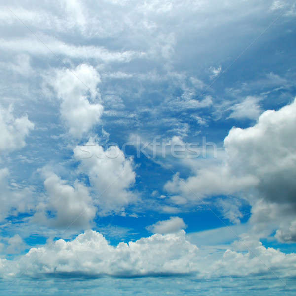 cumulus clouds in the blue sky Stock photo © alinamd