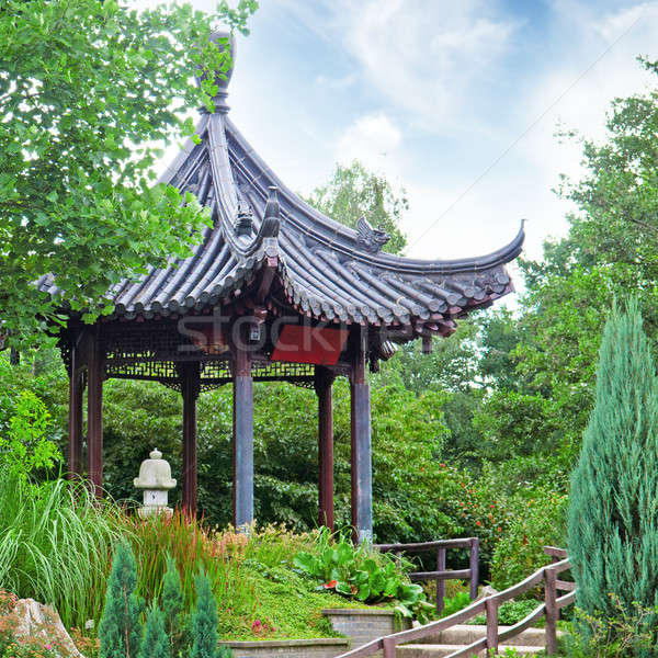 summerhouse in a beautiful park Stock photo © alinamd