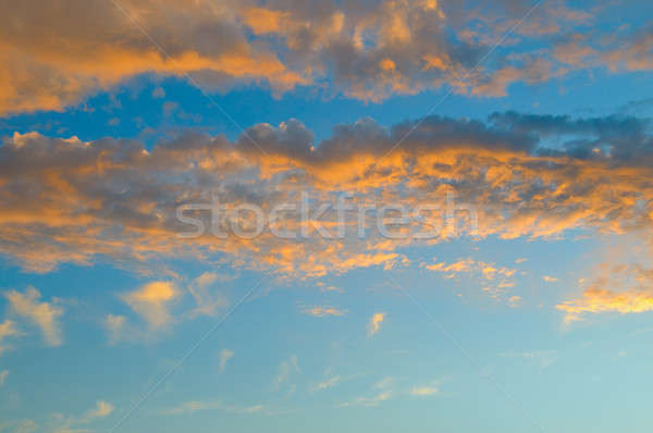 sunrise and cloudy sky Stock photo © alinamd
