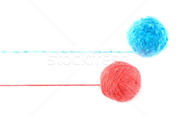skein of thread isolated on white background Stock photo © alinamd
