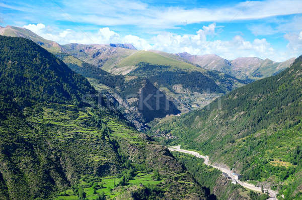 beautiful mountain landscape and sky Stock photo © alinamd