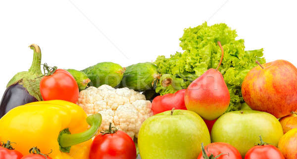 果物 野菜 孤立した 白 葉 フルーツ ストックフォト © alinamd