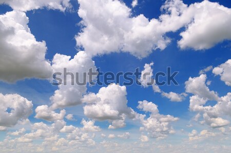 Nubes cielo azul cielo primavera paisaje espacio Foto stock © alinamd