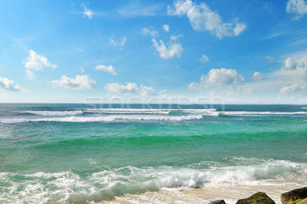 Océan pittoresque plage ciel bleu mer été [[stock_photo]] © alinamd