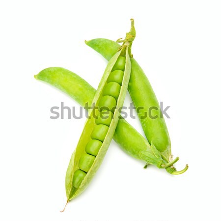 Green peas isolated on white Stock photo © alinamd