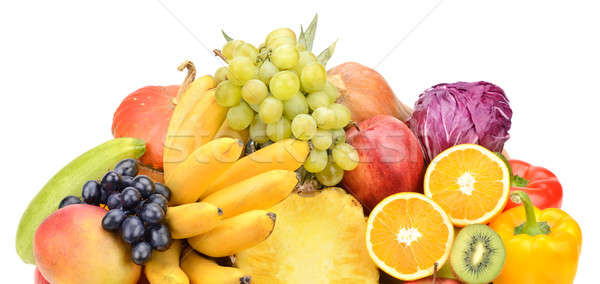 fruit and vegetable isolated on white background Stock photo © alinamd