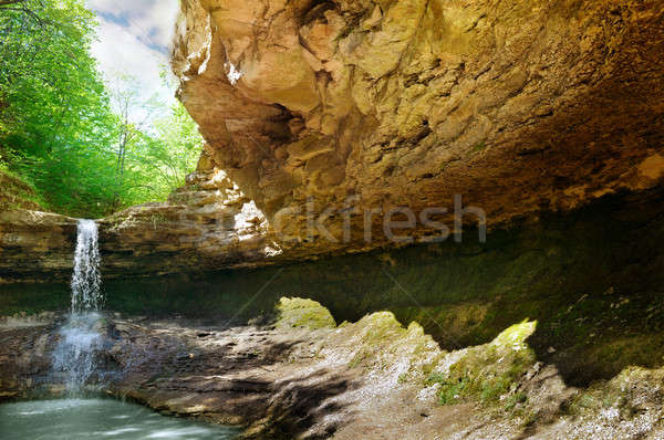 waterfall in the mountain Stock photo © alinamd