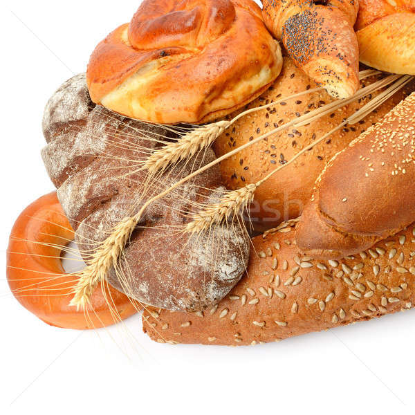 bread and bakery product isolated on white background Stock photo © alinamd