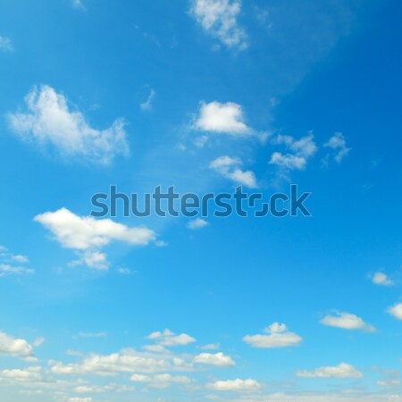 light cumulus clouds in the blue sky Stock photo © alinamd